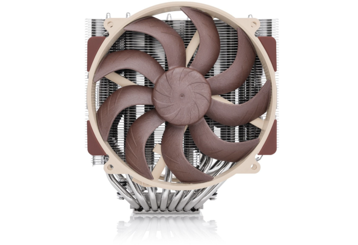 Die NF-A14x25r-G2-Lüfter sollen durch progressive Biegung der Lüfterblätter und verschiedene Drehzahlen leiser und leistungsfähiger sein. (Quelle: Noctua)